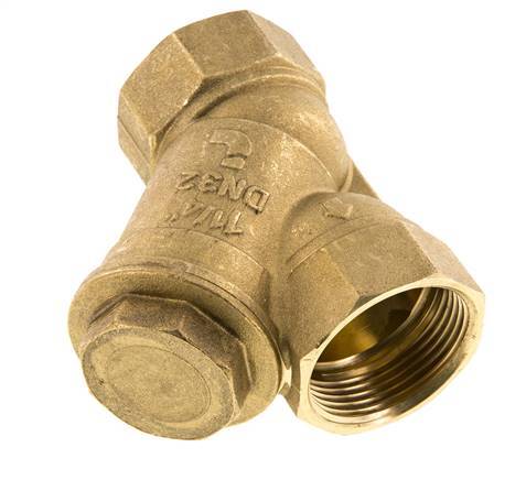 G 1 1/4'' Brass Y-Strainer 0.2 mm Mesh 20 Bar NBR