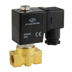 Solenoid Valve ST-DA 1/4'' brass FKM 0-13bar 120V AC