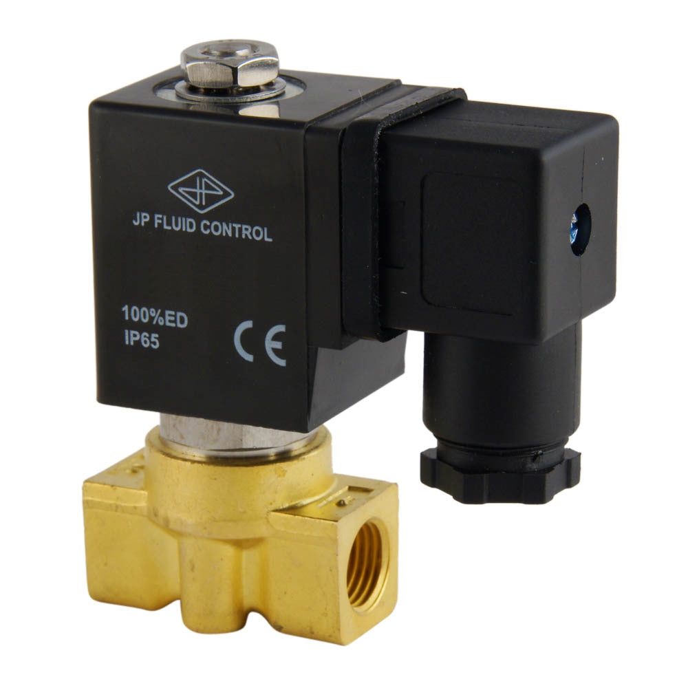 Solenoid Valve ST-DA 1/4'' brass FKM 0-13bar 120V AC