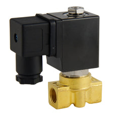 Solenoid Valve ST-DA 1/4'' brass FKM 0-13bar 120V AC