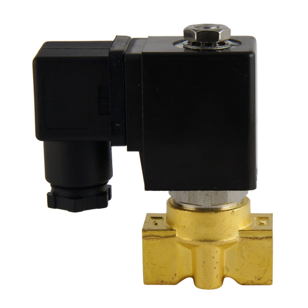 Solenoid Valve ST-DA 1/4'' brass FKM 0-13bar 120V AC