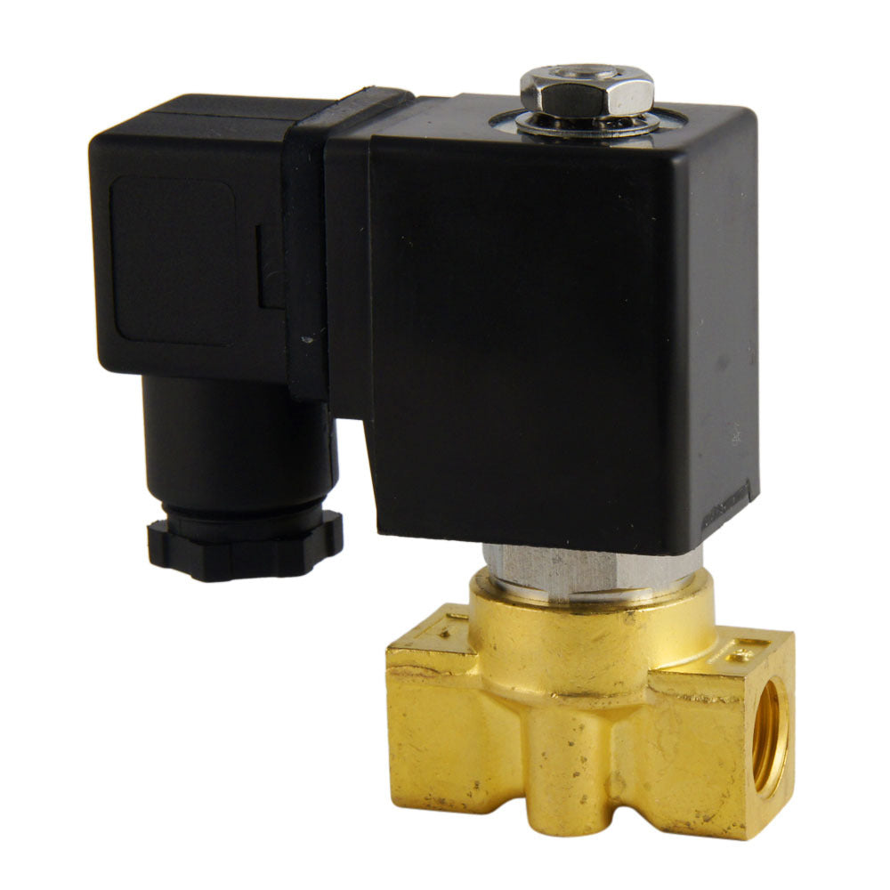 Solenoid Valve ST-DA 1/4'' brass FKM 0-13bar 24V AC