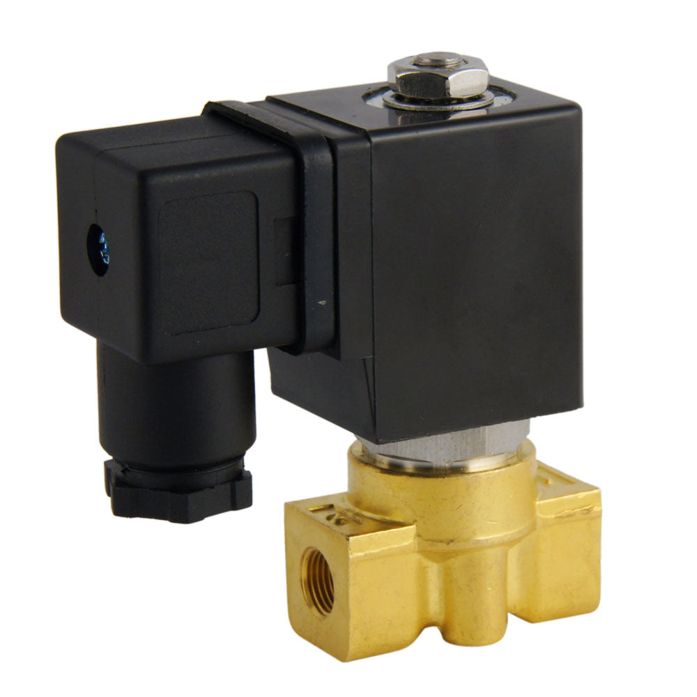 Solenoid Valve ST-DA 1/8'' brass FKM 0-13bar 380V AC