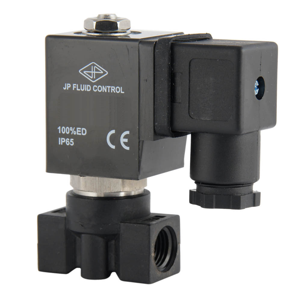 Solenoid Valve ST-DA 1/4'' nylon FKM 0-8bar 12V DC