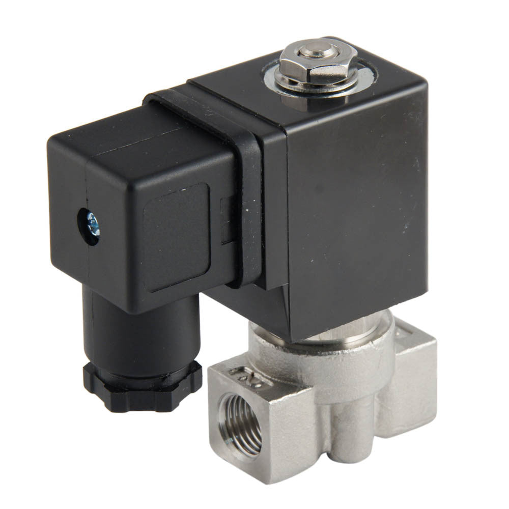 Solenoid Valve ST-DA 1/4'' stainless steel FKM 0-13bar 380V AC