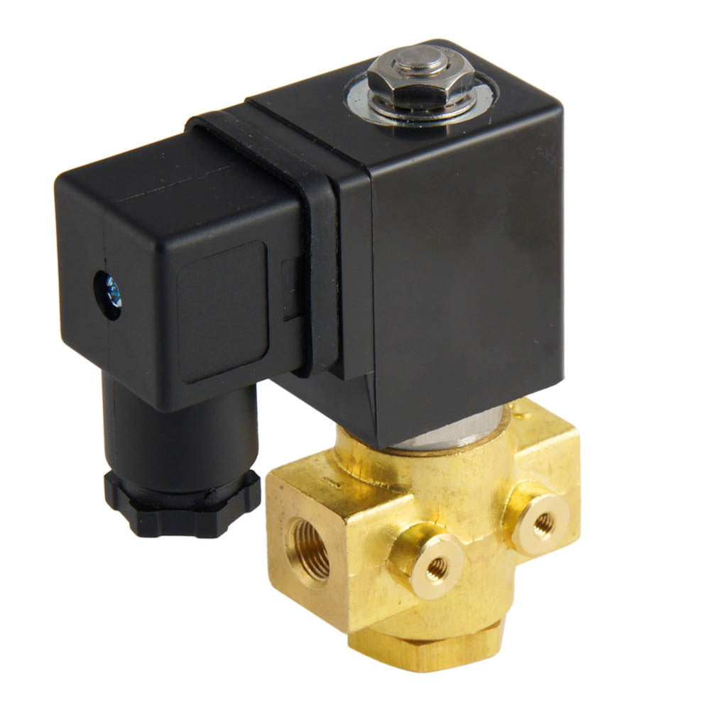 Solenoid Valve ST-DB 1/8'' NO brass FKM 0-12bar 12V DC