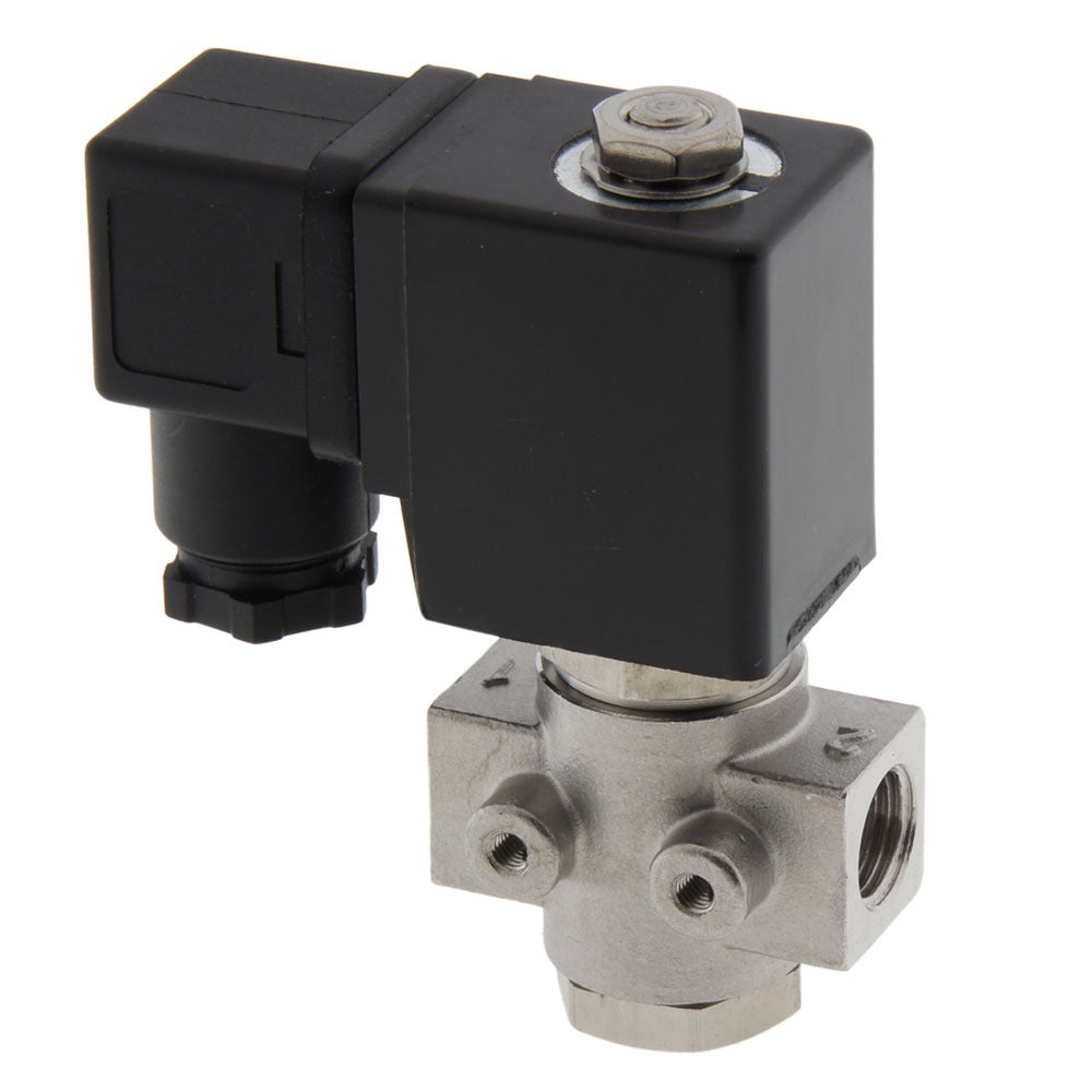 Solenoid Valve ST-DB 1/4'' NO stainless steel EPDM 0-12bar 120V AC