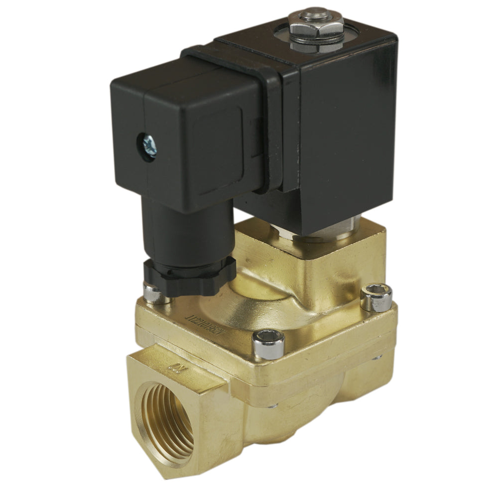 Solenoid Valve ST-IA 3/8'' brass EPDM 0,5-16bar 12V DC