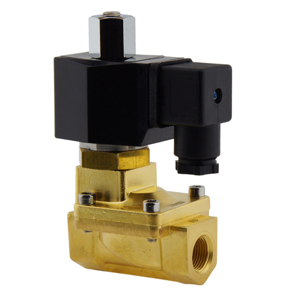Solenoid Valve ST-IB 3/8'' NO brass EPDM 0,5-13bar 120V AC