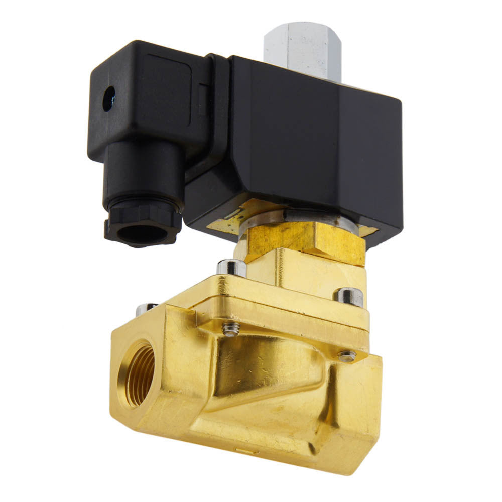 Solenoid Valve ST-IB 3/8'' NO brass FKM 0,5-13bar 12V DC