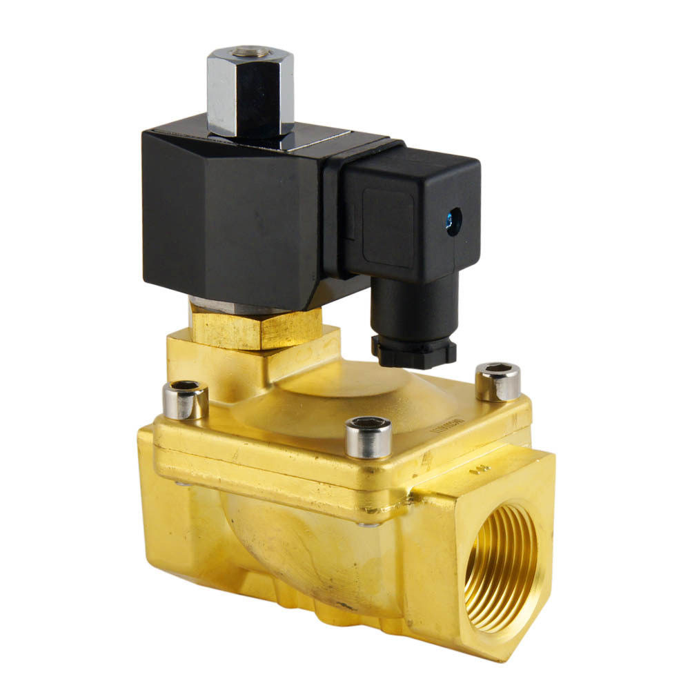 Solenoid Valve ST-IB 1'' NO brass EPDM 0,5-13bar 120V AC
