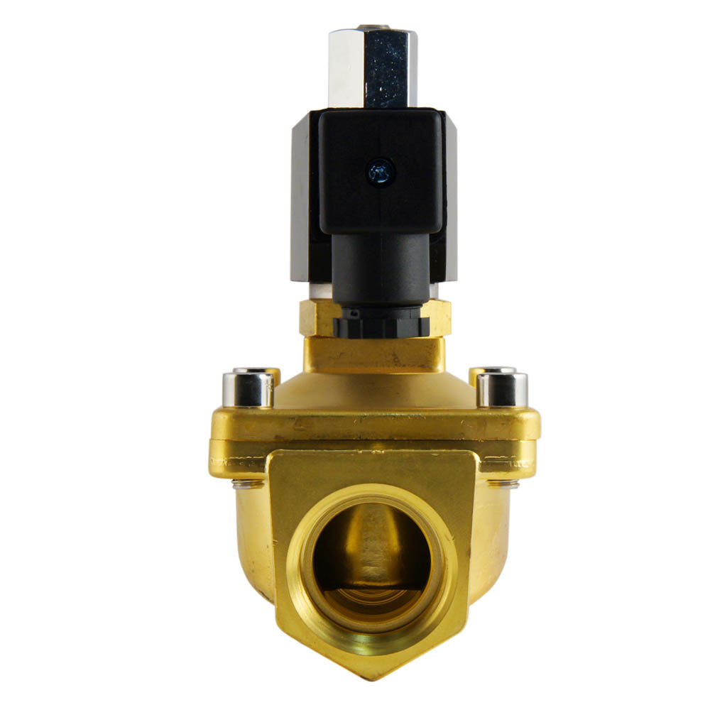 Solenoid Valve ST-IB 1'' NO brass FKM 0,5-13bar 120V AC