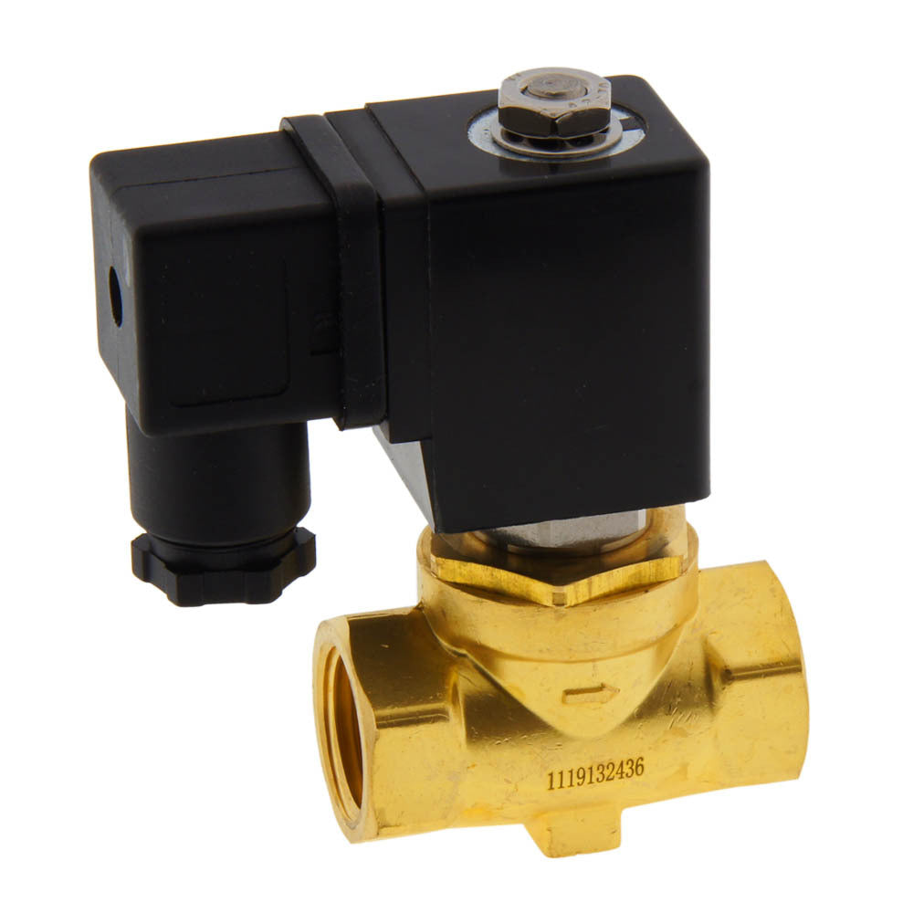 Solenoid Valve ST-SA 1/2'' brass EPDM 0-10bar 24V DC