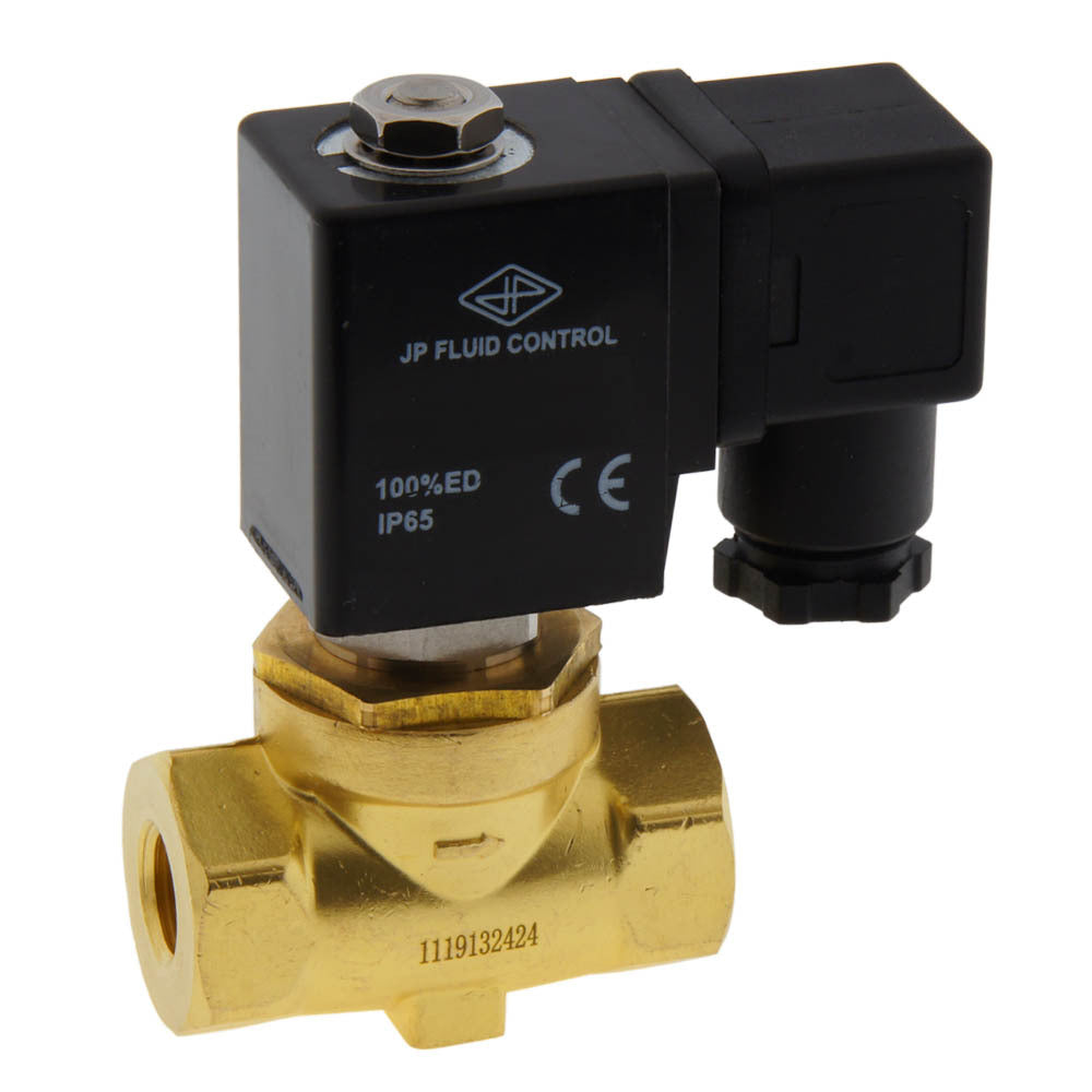 Solenoid Valve ST-SA 1/4'' brass FKM 0-10bar 24V DC