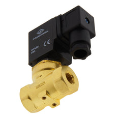 Solenoid Valve ST-SA 1/4'' brass FKM 0-10bar 24V DC