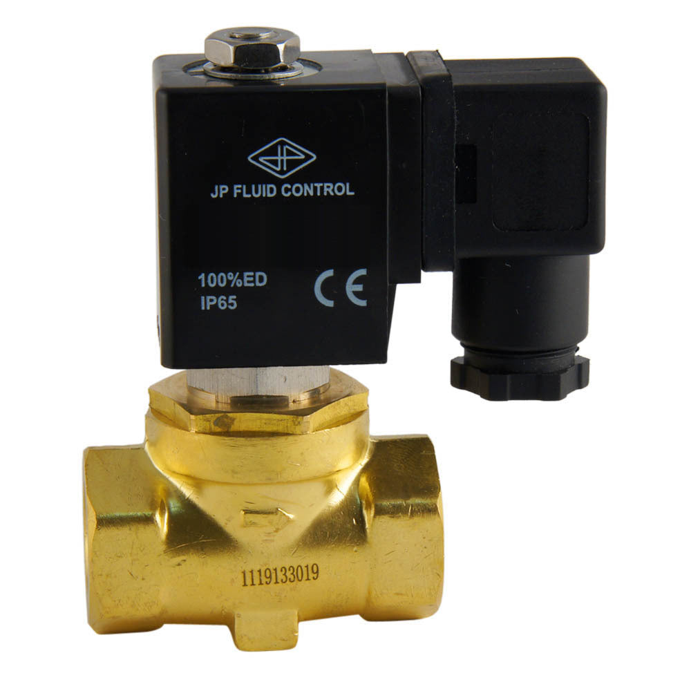 Solenoid Valve ST-SA 3/8'' brass FKM 0-10bar 24V DC