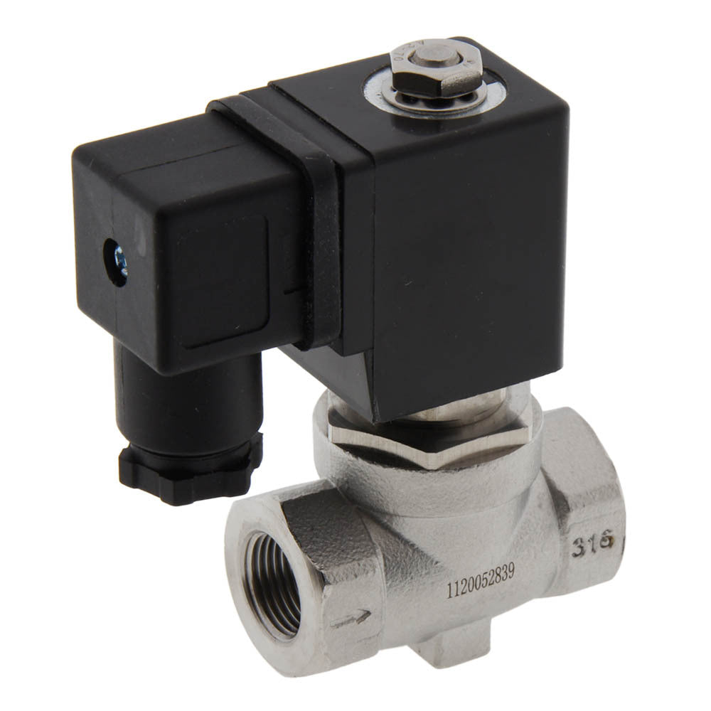 Solenoid Valve ST-SA 3/8'' stainless steel EPDM 0-16bar 380V AC