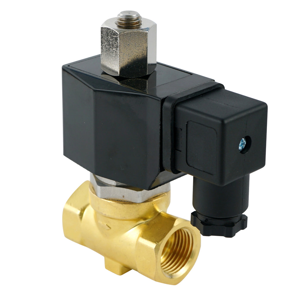 Solenoid Valve ST-SB 1/2'' NO brass EPDM 0-10bar 24V DC
