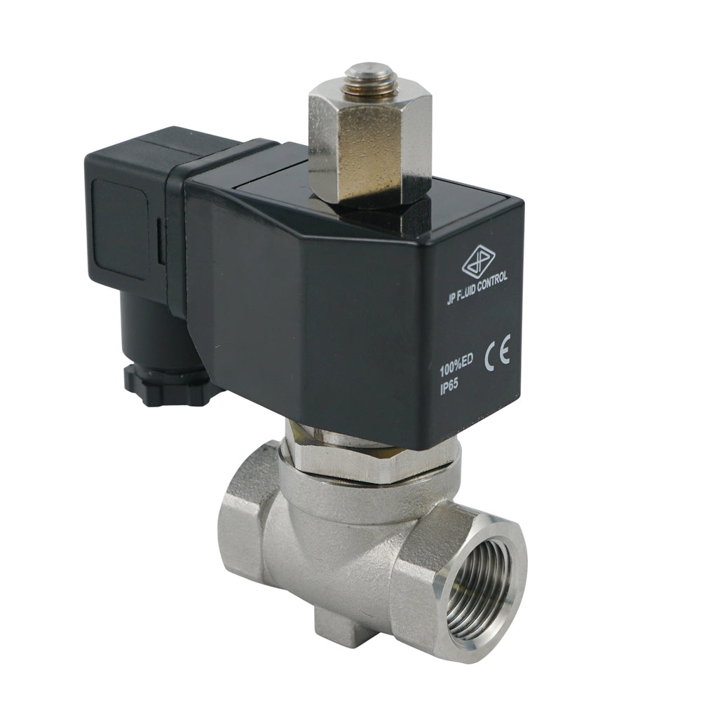 Solenoid Valve ST-SB 1/2'' NO stainless steel FKM 0-16bar 230V AC