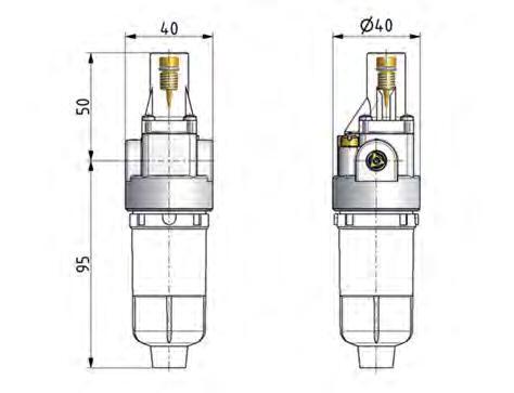 Lubricator G1/8'' Metal Standard 0