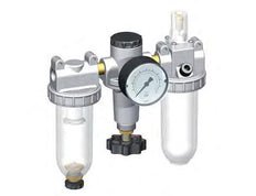 FRL 3-Part G1/4'' 600 l/min 0.5-10.0bar/7-145psi Semi-Auto Polycarbonate Standard 1