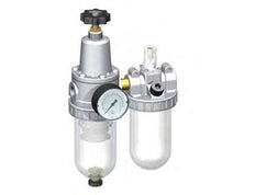 FRL 2-Part G1/2'' 800 l/min 0.5-10.0bar/7-145psi Semi-Auto Polycarbonate Standard 2