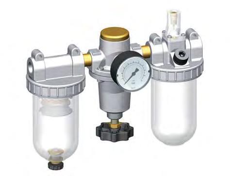 FRL 3-Part G3/8'' 1400 l/min 0.5-10.0bar/7-145psi Semi-Auto Metal Standard 2