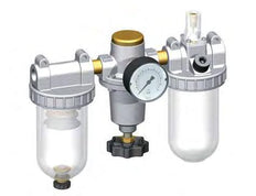 FRL 3-Part G1/2'' 1400 l/min 0.5-10.0bar/7-145psi Auto Protective Cage Polycarbonate Standard 2