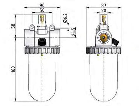 Lubricator G1'' Protective Cage Polycarbonate Standard 3