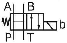 4/2 Way NG6 (D03) 24V DC Hydraulic Solenoid Valve - Argo Hytos RPE3-062H11