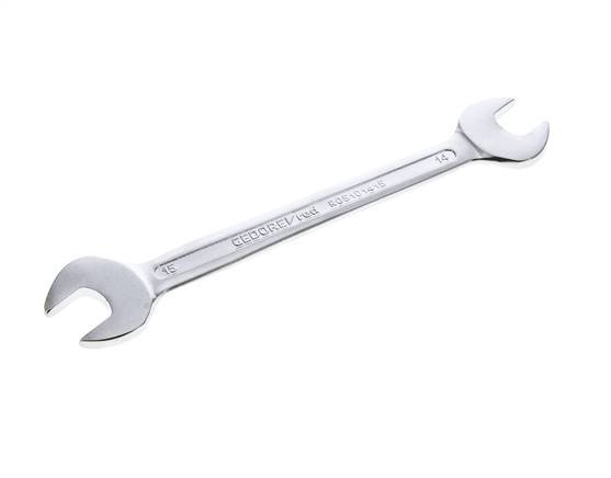 14x15mm Gedore Red Double Open End Wrench