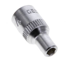 1/4" Gedore Socket Insert for 4 mm External Hexagon Bolts
