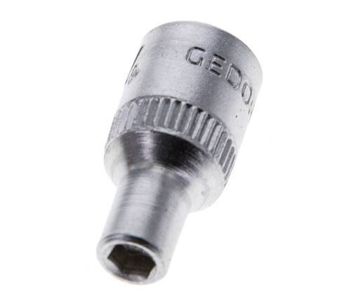 1/4" Gedore Socket Insert for 4 mm External Hexagon Bolts