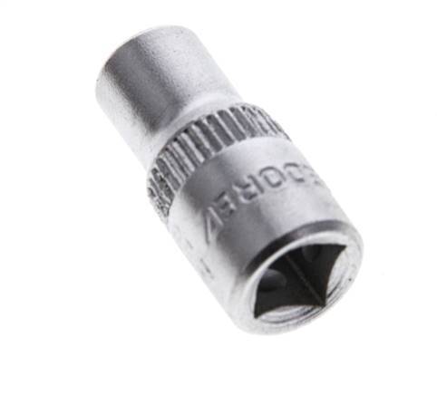 1/4" Gedore Socket Insert for 6 mm External Hexagon Bolts