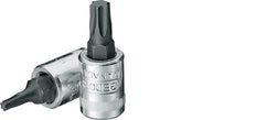 1/4" Gedore Red Socket Insert for TX25 Internal Torx Screws [2 Pieces]