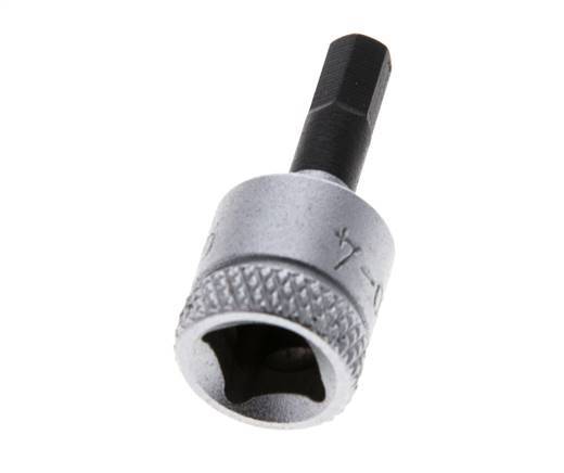 1/4" Gedore 28mm Long Pin Socket Insert for 4 mm Hexagonal Socket Screws