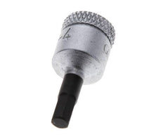 1/4" Gedore 28mm Long Pin Socket Insert for 4 mm Hexagonal Socket Screws