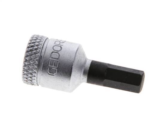 1/4" Gedore 28mm Long Pin Socket Insert for 5 mm Hexagonal Socket Screws