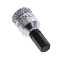 1/4" Gedore 28mm Long Pin Socket Insert for 6 mm Hexagonal Socket Screws