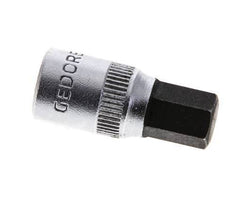 1/4" Gedore 28mm Long Pin Socket Insert for 8 mm Hexagonal Socket Screws