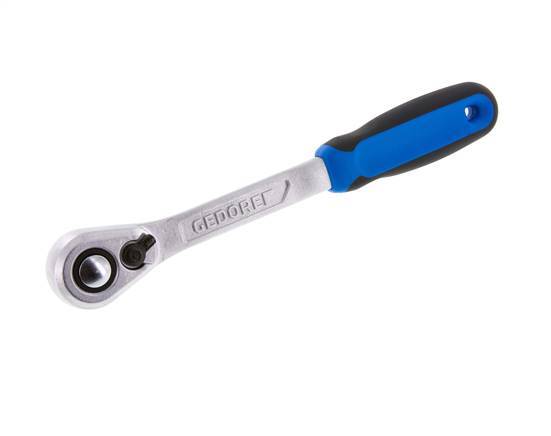 1/2" Gedore Ratchet With Switch Lever And Lock-Release Button