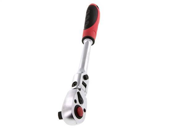 1/2" Gedore Red 180 Degrees Pivoting Head And Switch Lever