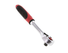 1/4" Gedore Red Ratchet With Switch Lever And Lock-Release Button