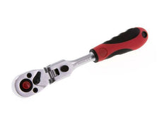 1/4" Gedore Red 180 Degrees Pivoting Head And Switch Lever