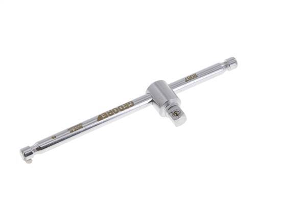 1/4" (6.3 mm) Gedore Sliding Handle With Ball Locking