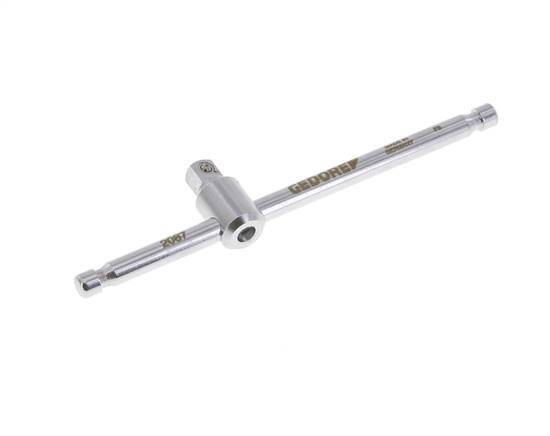 1/4" (6.3 mm) Gedore Sliding Handle With Ball Locking