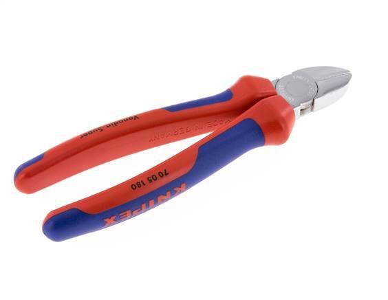 Knipex Diagonal Cutting Pliers 180 mm 2-component Handles