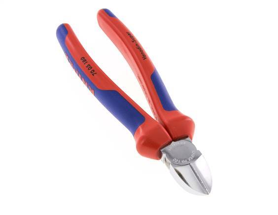 Knipex Diagonal Cutting Pliers 180 mm 2-component Handles