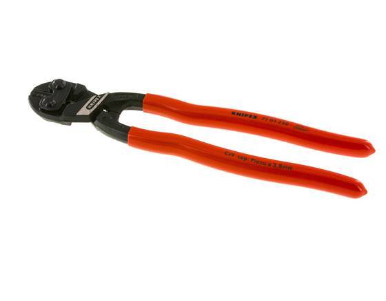 Knipex Bolt Cutting Pliers 250 mm Plastic-coated Handles