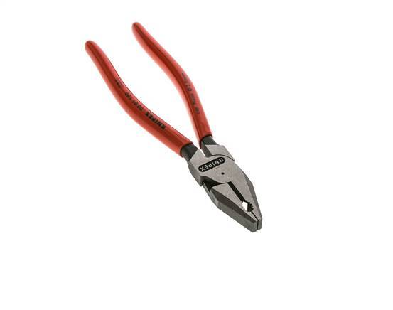 Knipex Power Combination Pliers 180 mm Plastic-coated Handles